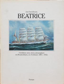 STURE LINDSTRÖM, olja på duk, signerad, samt medföljande bok.