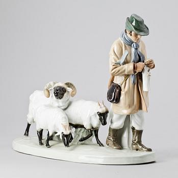 FIGURGRUPP, Meissen, O Tilz, 1900-tal.