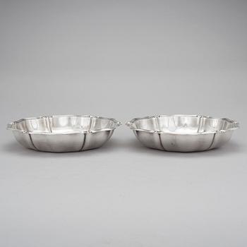 SKÅLAR, ett par, silver, K. Andersson, Stockholm, 1920. Vikt ca 1000 gram.