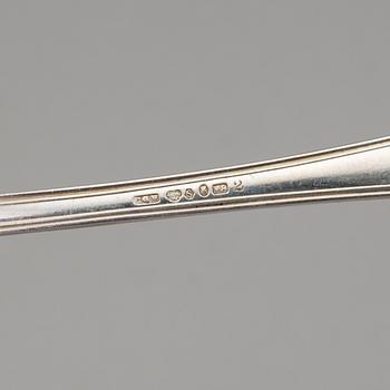 A Swedish 84 pcs silver table-service, by C. G. Hallberg, 1920's/1930's, model "Fransk Lilja (French Lilly)".