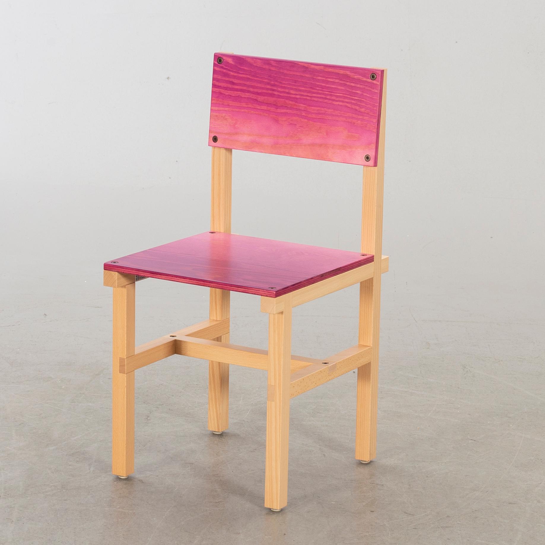 FREDRIK PAULSEN, "Röhsska"Designbaren, chair, Blå Station 2020, Chair /102.