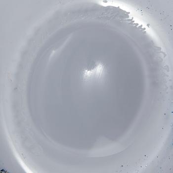 FLASKA, glas, signerad Oiva Toikka Nuutajärvi Notsjö.