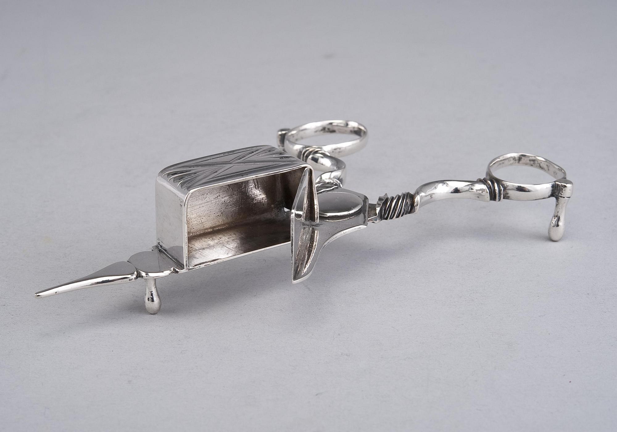 VEKSAX, silver, Johan Grönvall, Stockholm 1816. Vikt 72 g.