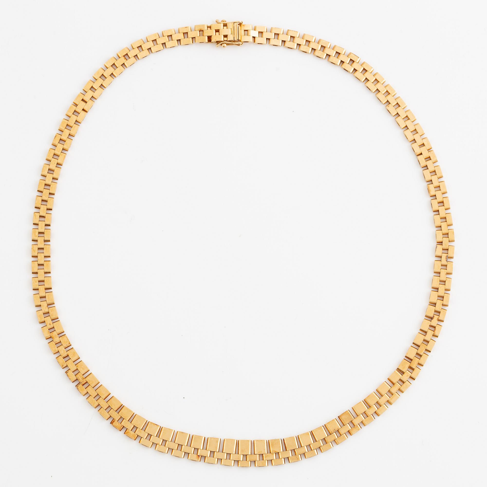 Necklace, 18K gold.