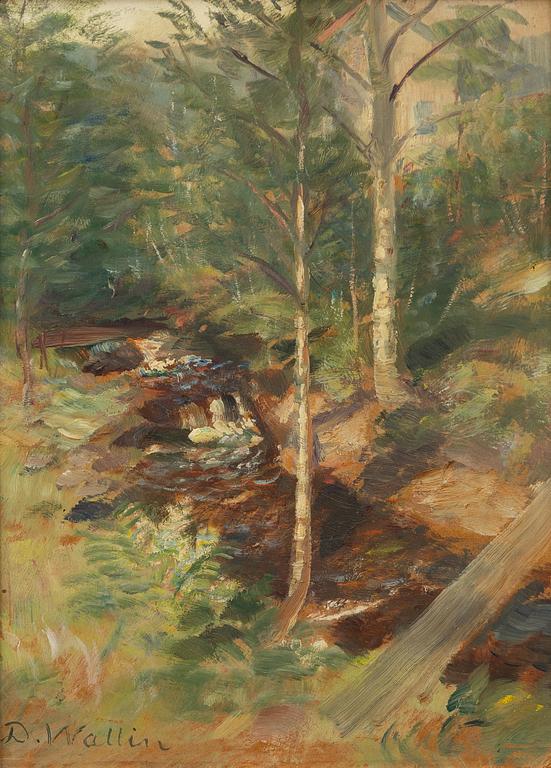 David Wallin, "Bäck, motif from Nyhyttan, Bergslagen".