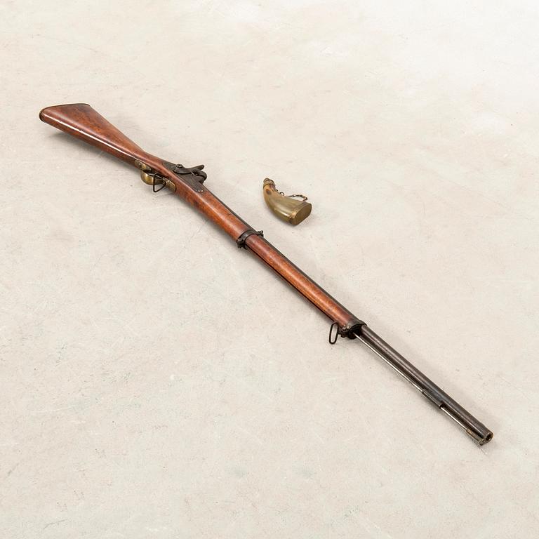 A percussion rifle, Swedish, m/1860.