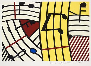 499. Roy Lichtenstein, "Composition IV".