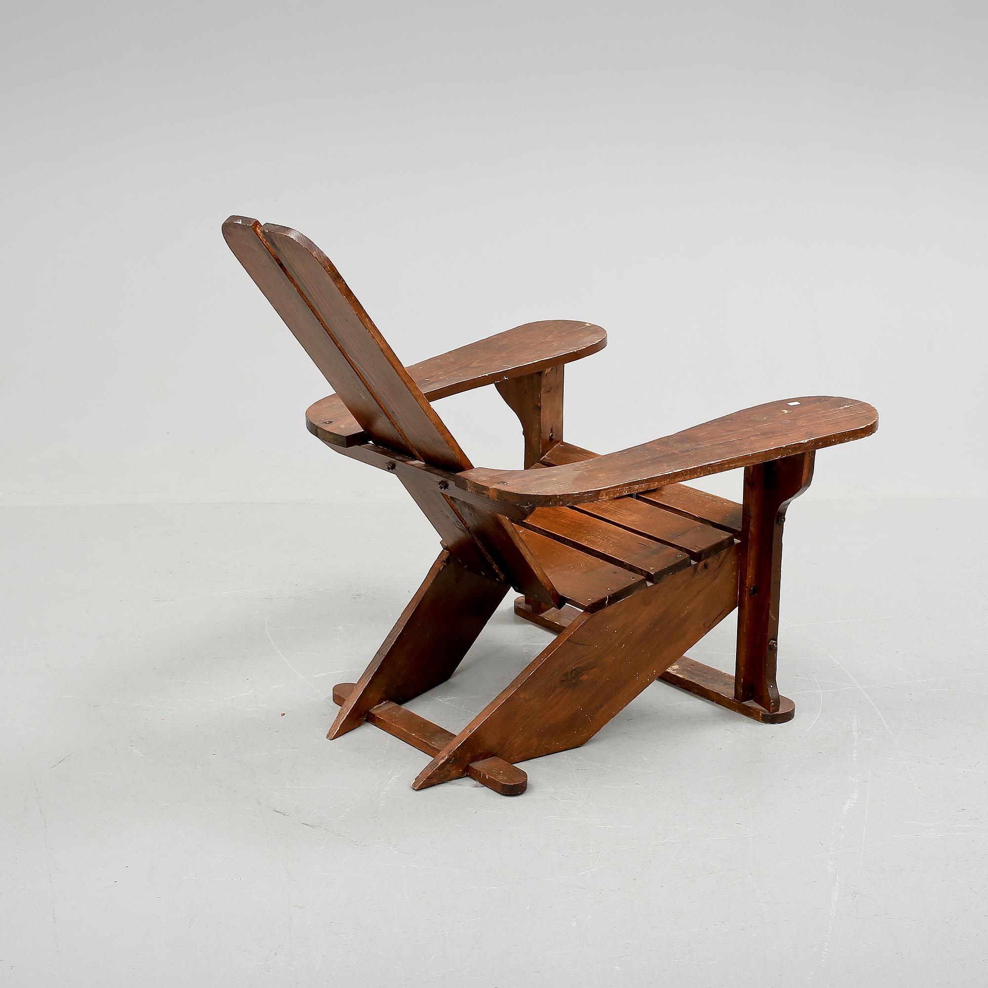 KARMSTOL, Adirondack, USA, 1900-talets början.