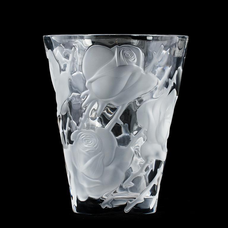 VAS, glas, Lalique, sign "Lalique R France".