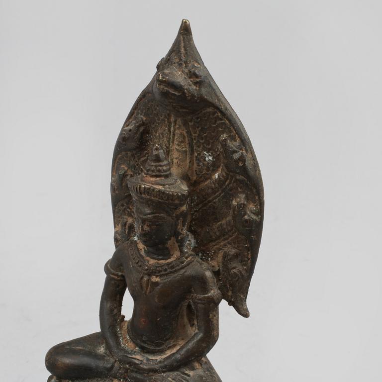 SKULPTUR, järn, orientalisk, 1900-tal.
