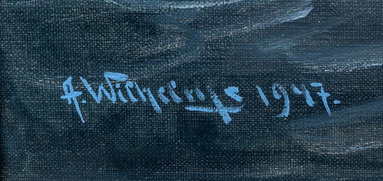 Alexander Wilhelms, Sea motif, 1947.
