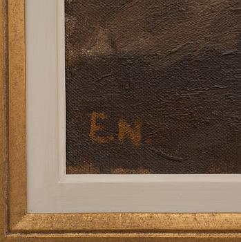 ERNST NORLIND, oljemålning, monogramsignerad.