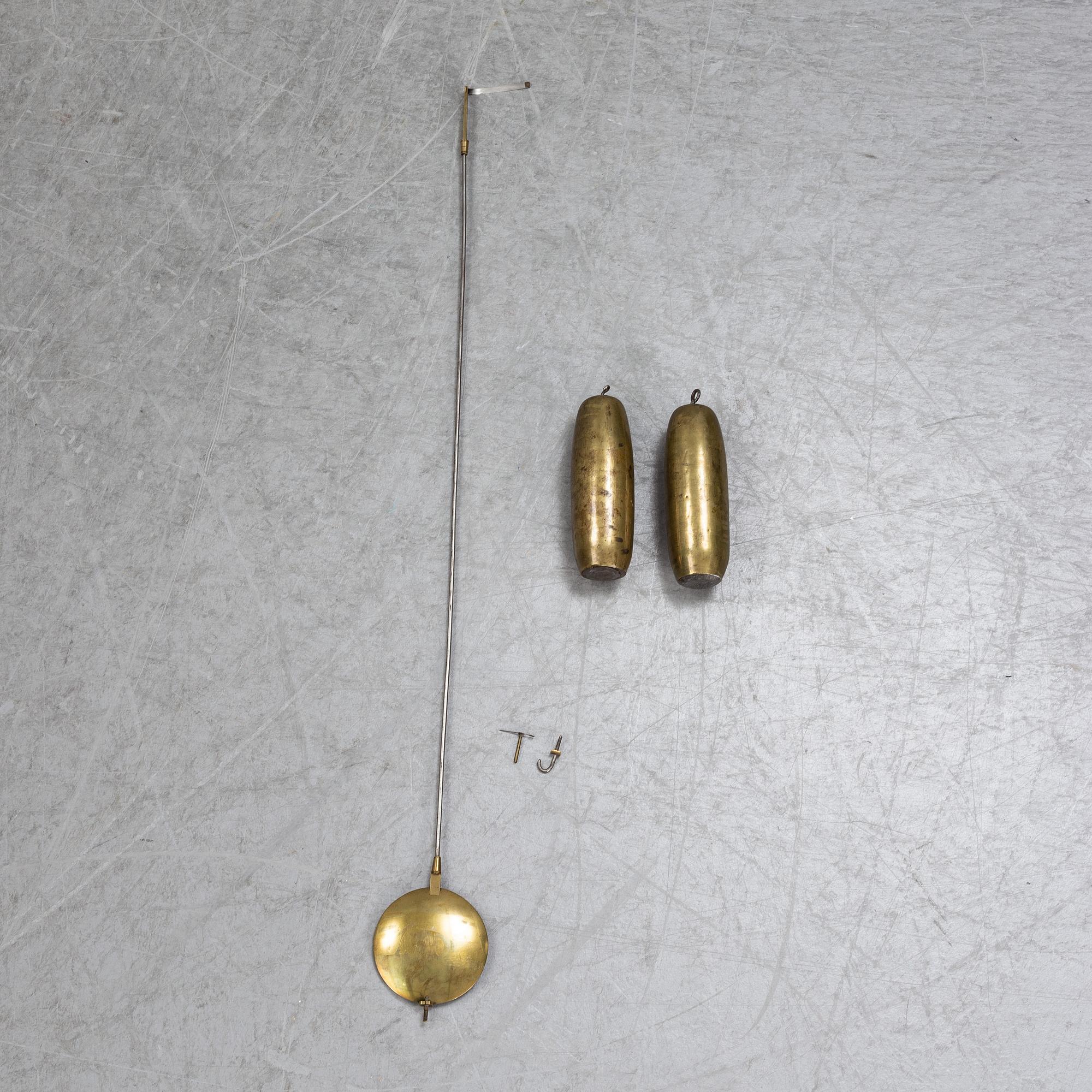 A Rococo longcase clock by Petter Ernst (Stockholm 1753-1784).