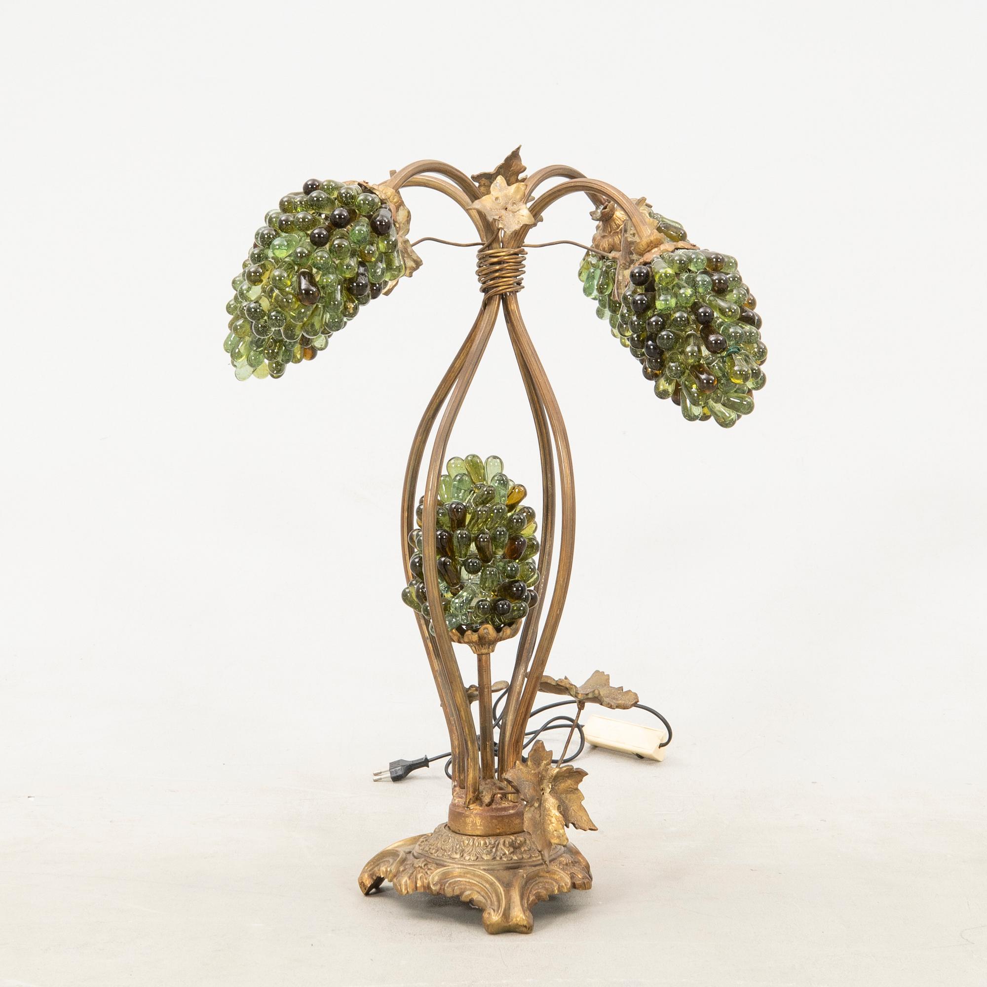 Table lamp Italy 20th century.