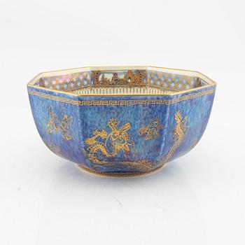 Daisy Makeig-Jones, "Fairyland Lustre" bowl, Wedgwood, England 1920s-30s, model Z4829.