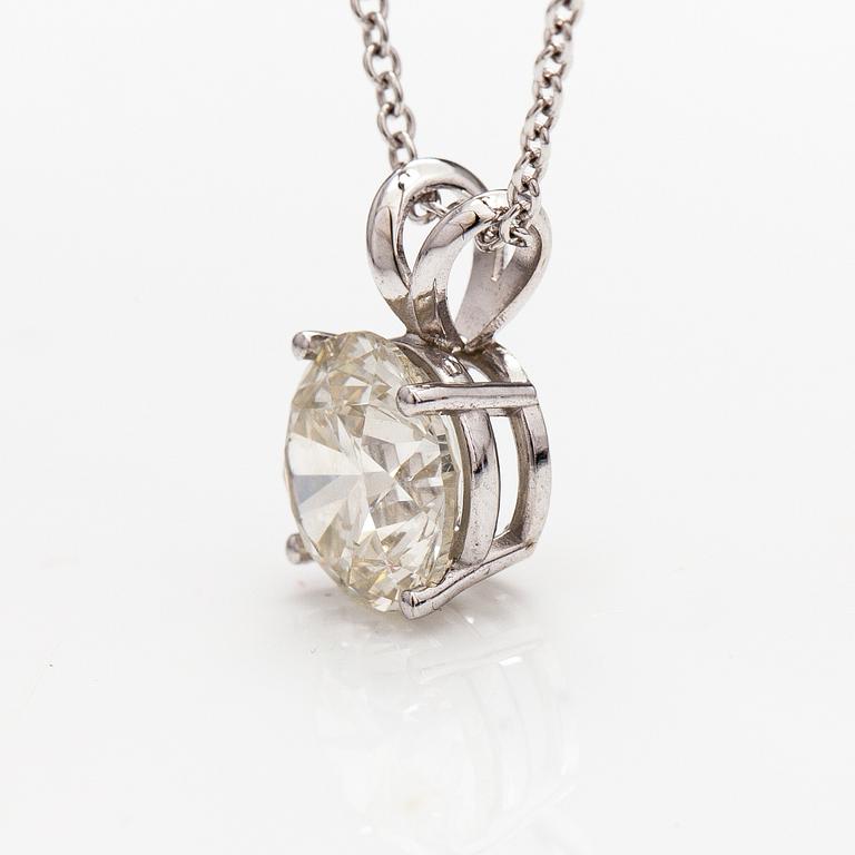 Kaulakoru, 14K kultaa ja timantti n. 2.00 ct. AIG -todistuksella.