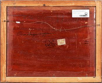 GOTTFRID KALLSTENIUS, olja på pannå. Sign och otydlig datering.