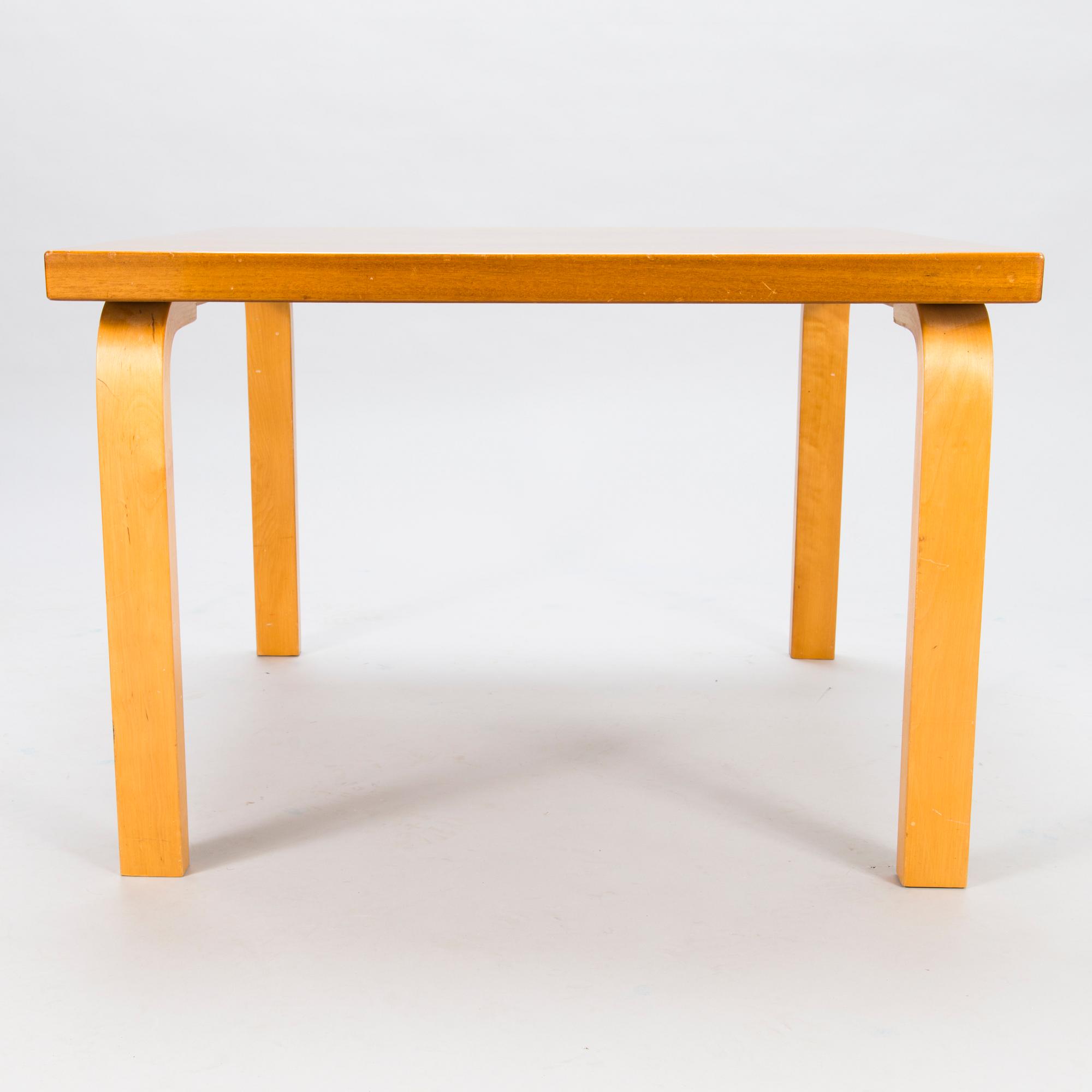 ALVAR AALTO, A Mid-20th Century coffee table.