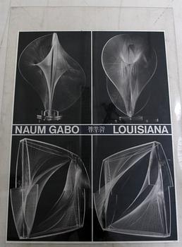 NAUM GABO och FERNANDEZ ARMAN, efter, utställningsaffischer, Louisiana, 2 st.