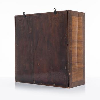 A wall-hanged small cabinet, 18th/19th century.
