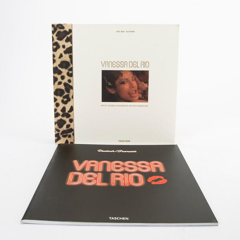Dian Hanson, bokverk "Vanessa del Rio - Fifty Years of Slightly Slutty Behaviour"  Taschen numrerad upplaga 0993/1500 New York 2007.
