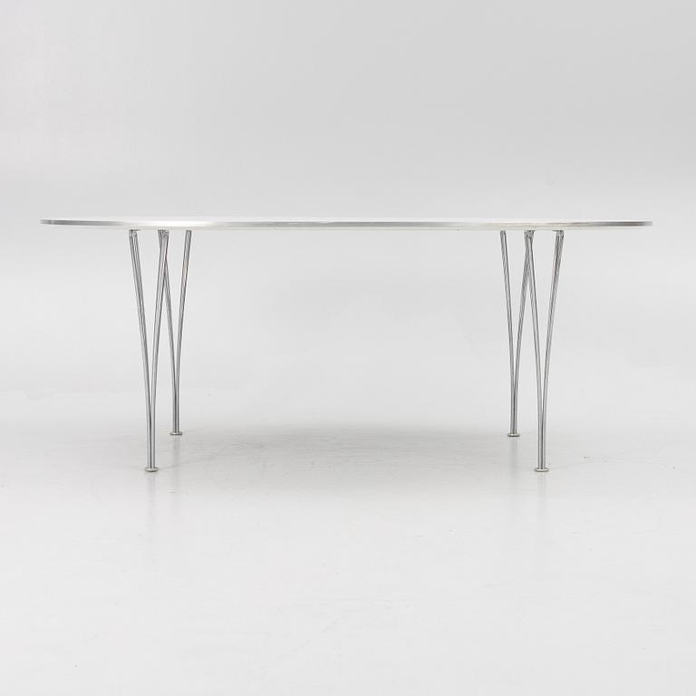 Bruno Mathsson & Piet Hein, A 'Superellips' dining table, Fritz Hansen, Denmark, 1996.