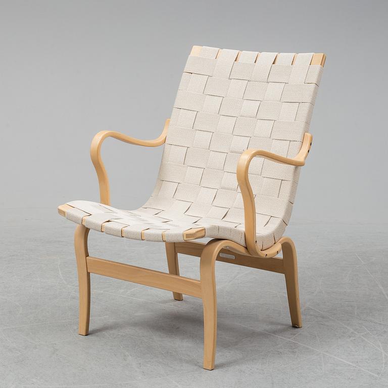 A Bruno Mathsson 'Eva' easy chair, Mathsson International, late 20th century.
