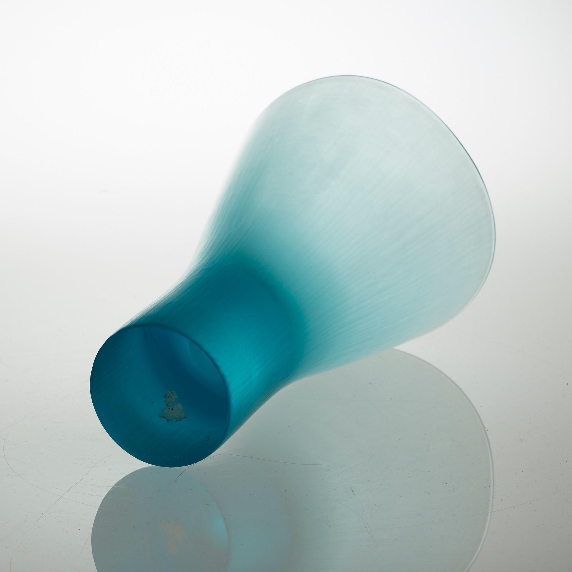 VAS, glas, Ludovici Diaz De Santillana,  "battuto", Venini, Murano, Italien 1990-tal.