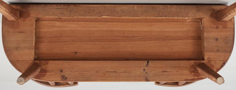 Axel Einar Hjorth, An 'Utö' pine sofa, Nordiska Kompaniet, Sweden 1930's.