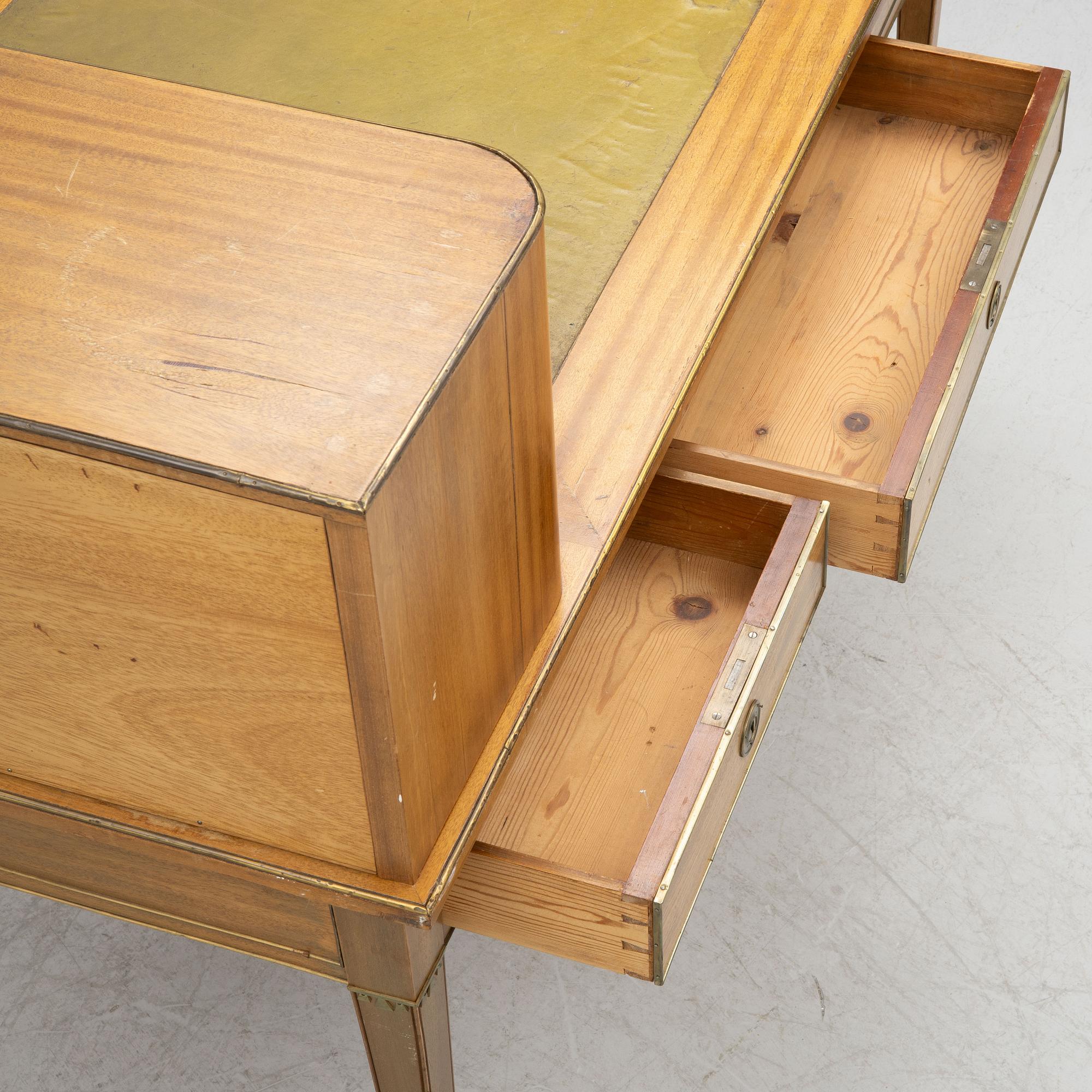 Desk, late Gustavian style, end of the 19th century.