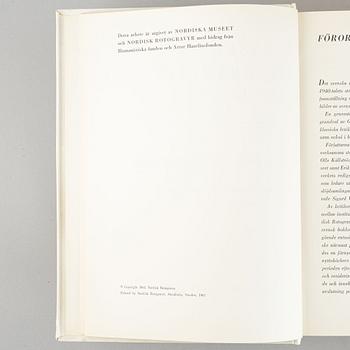 Six books, "Svenska Silversmeder" and "Tenngjutare i Sverige", Sweden, 1941-1967.