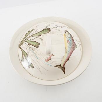 Service 18 pcs "Fish" Johnson Bros England, ironstone, first half/mid 20th century.