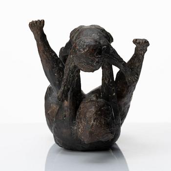 Erik Höglund, skulptur, mor med barn, Sverige 1956, signerad och daterad.