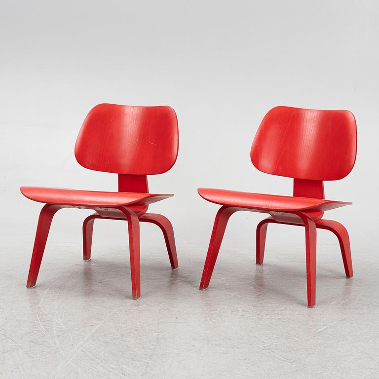 Charles & Ray Eames, a pair of "LCW", Vitra, 2003.