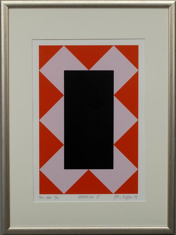 PAUL OSIPOW, serigrafi, sign. och dat. -89.