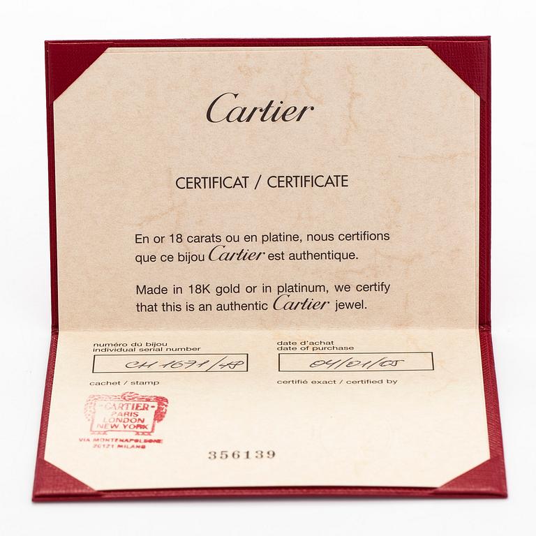 Cartier, sormus, Lanieres, 18K ruusukultaa,