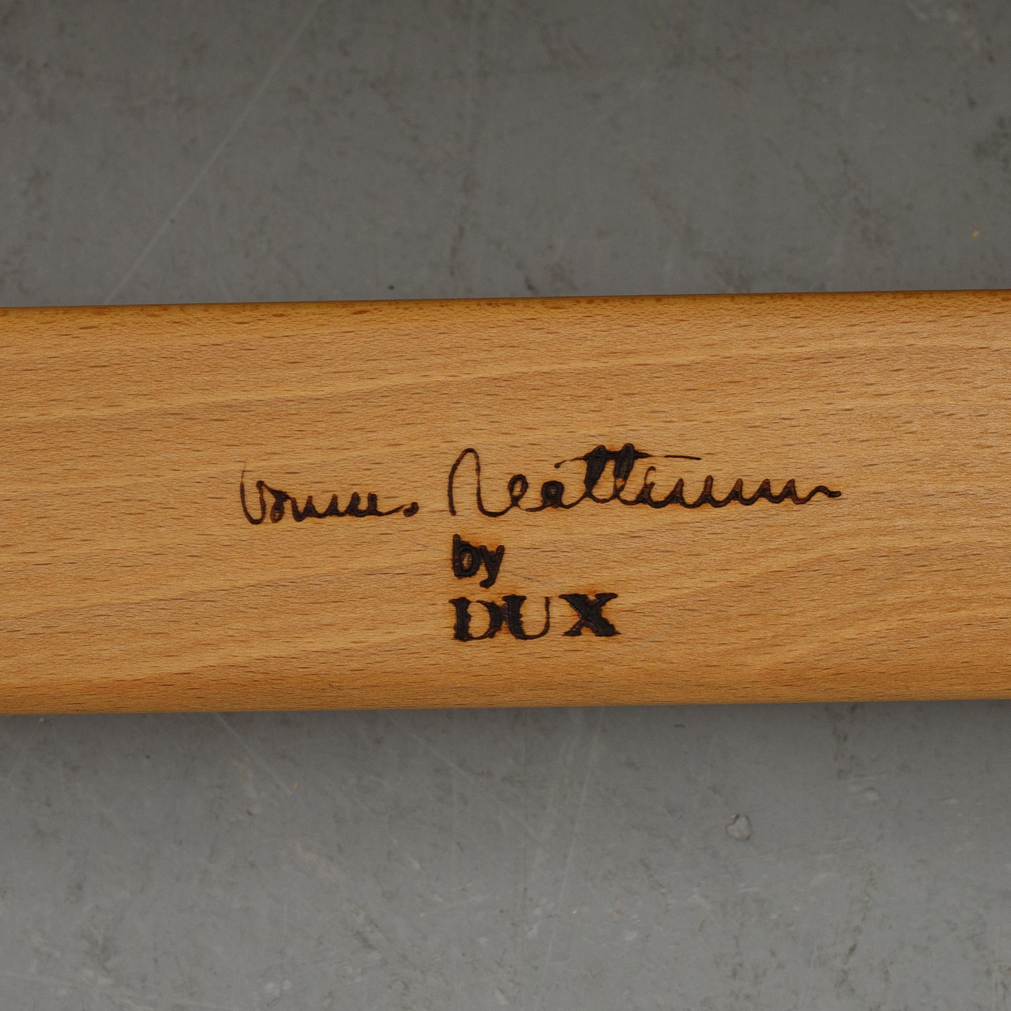 Bruno Mathsson, fåtölj med fotpall, "Pernilla 69", Dux.