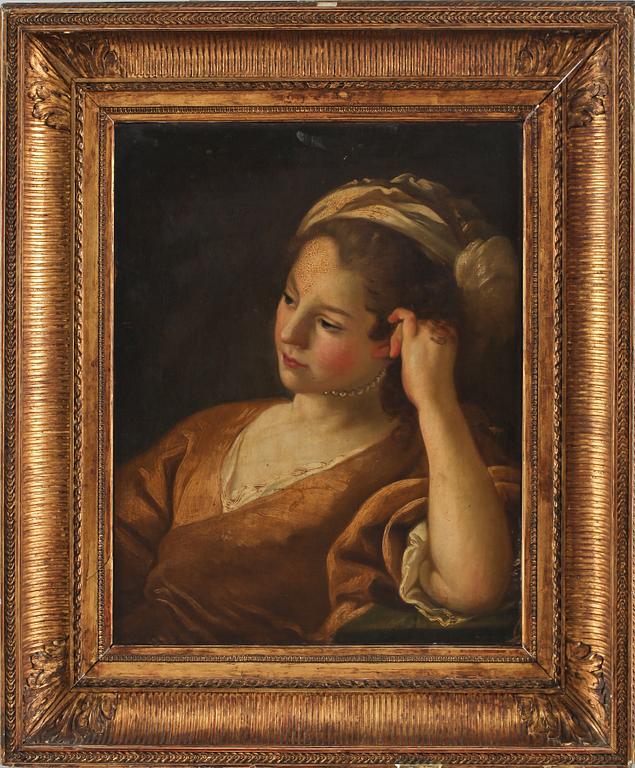 OKÄND KONSTNÄR, olja på duk, 1700-tal.