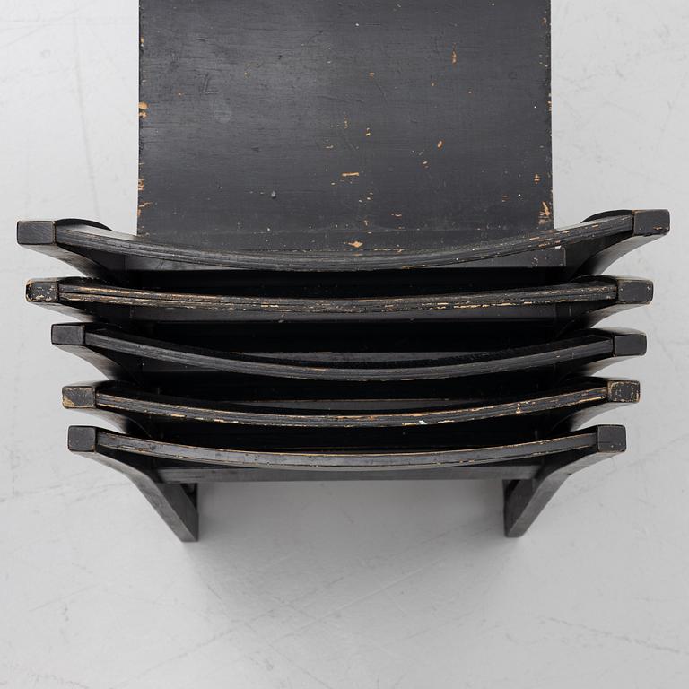Sven Markelius, ‘Orkesterstolen’, 6 chairs, mid-20th century.