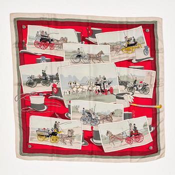 Hermès, “Attelages”, scarf.