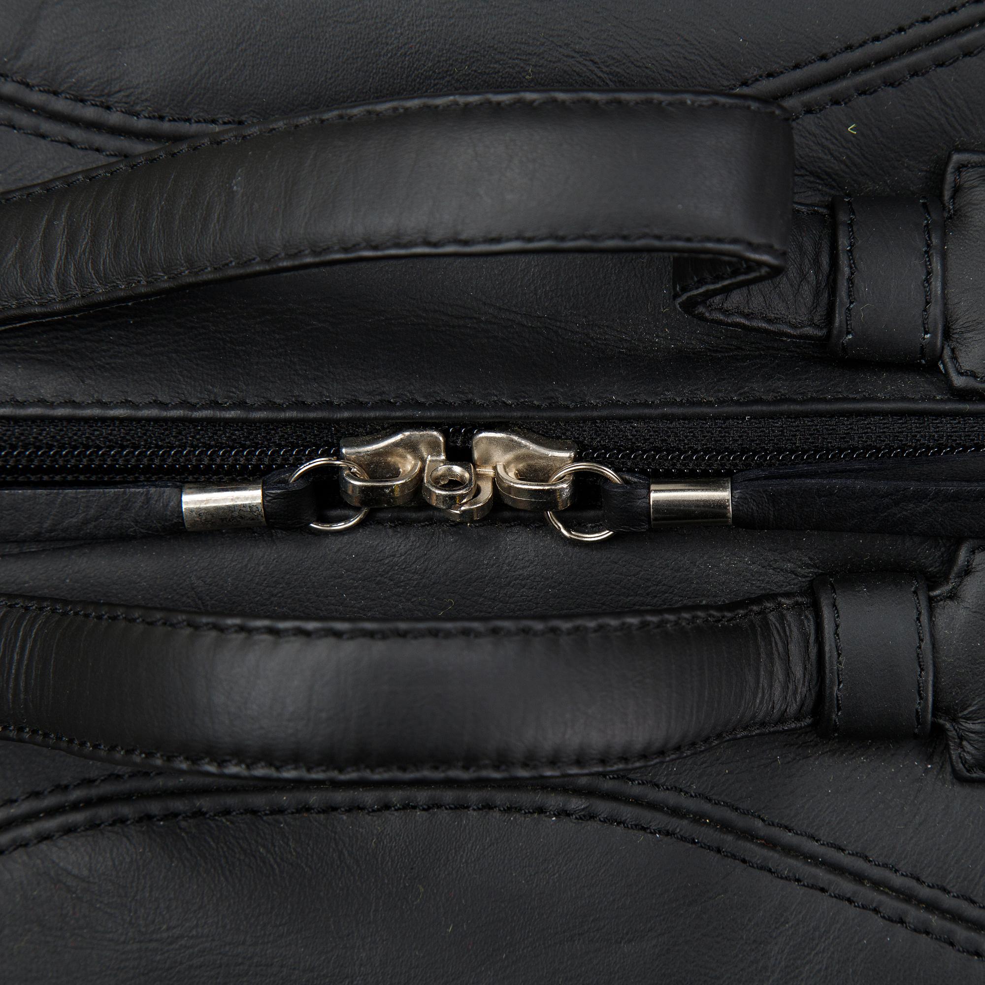 Five brack leather bags from Schedoni, Italy. For Ferrari 456.