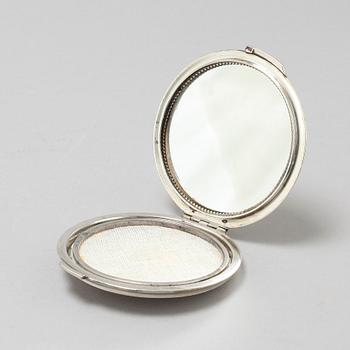 PUDERDOSA, silver, Nr 227 D, Georg Jensen, 1930-tal.