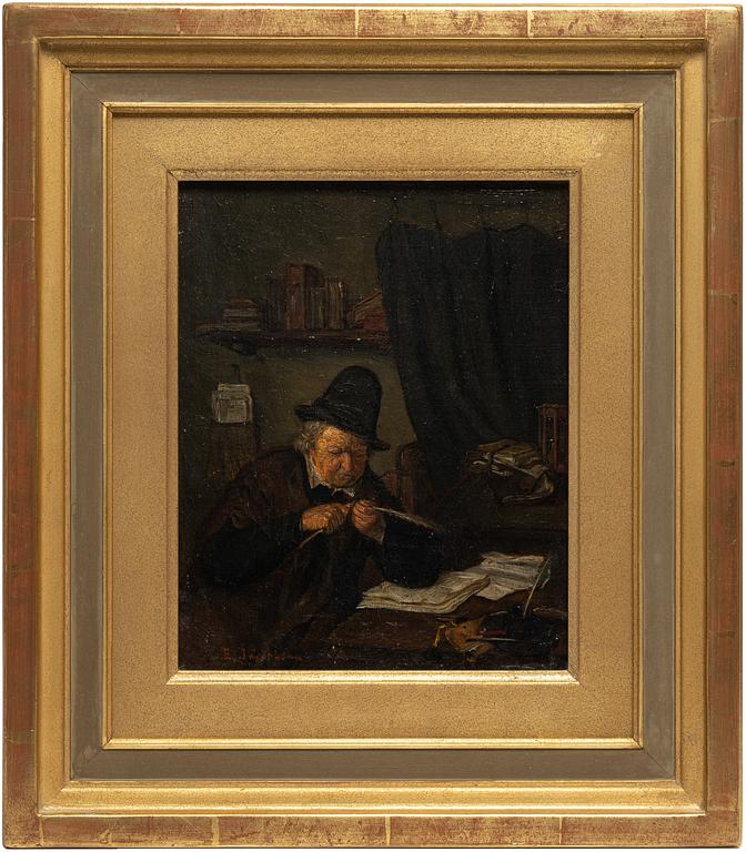 Ernst Josephson, "Advokaten", kopia efter Ostade.