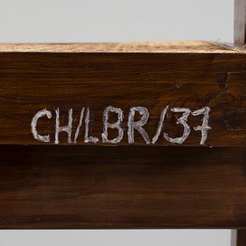 PIERRE JEANNERET, a desk chair for "pigeon hole desk", Chandigarh, India, 1950's.