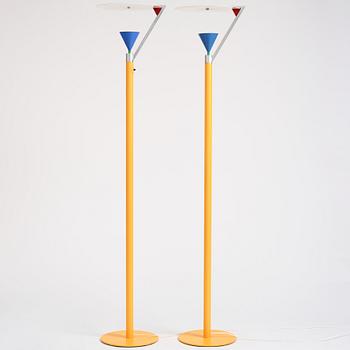 Olle Anderson, golvlampor, ett par, "Halo Halo", Boréns, 1980-tal.