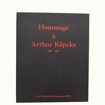 Hommage 'a Arthur Köpcke, portfölj med 18 grafiska blad.