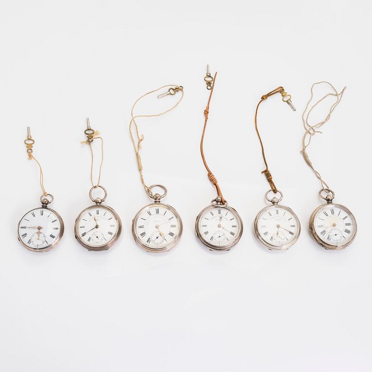 Samling fickur, 14 st.