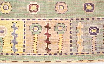 Märta Måås-Fjetterström, matto, "Älgö", knotted pile, ca 338 x 236,5-239,5 cm, signed MMF.