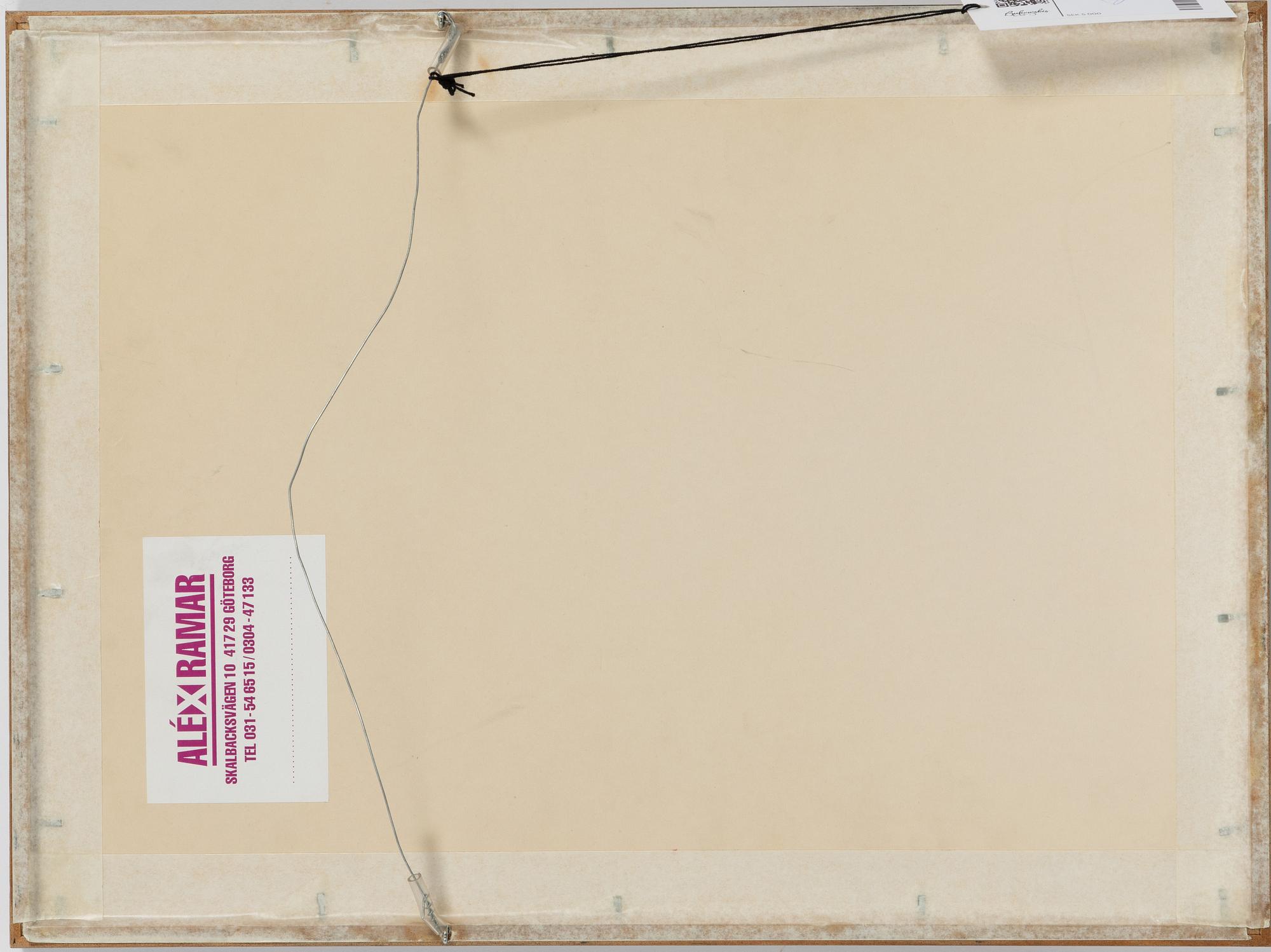 Mauritz Karström, mixed media on paper.