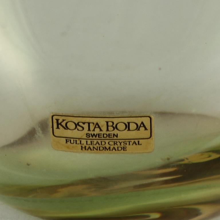 VAS, glas, Kjell Engman, Kosta Boda, singnerad.